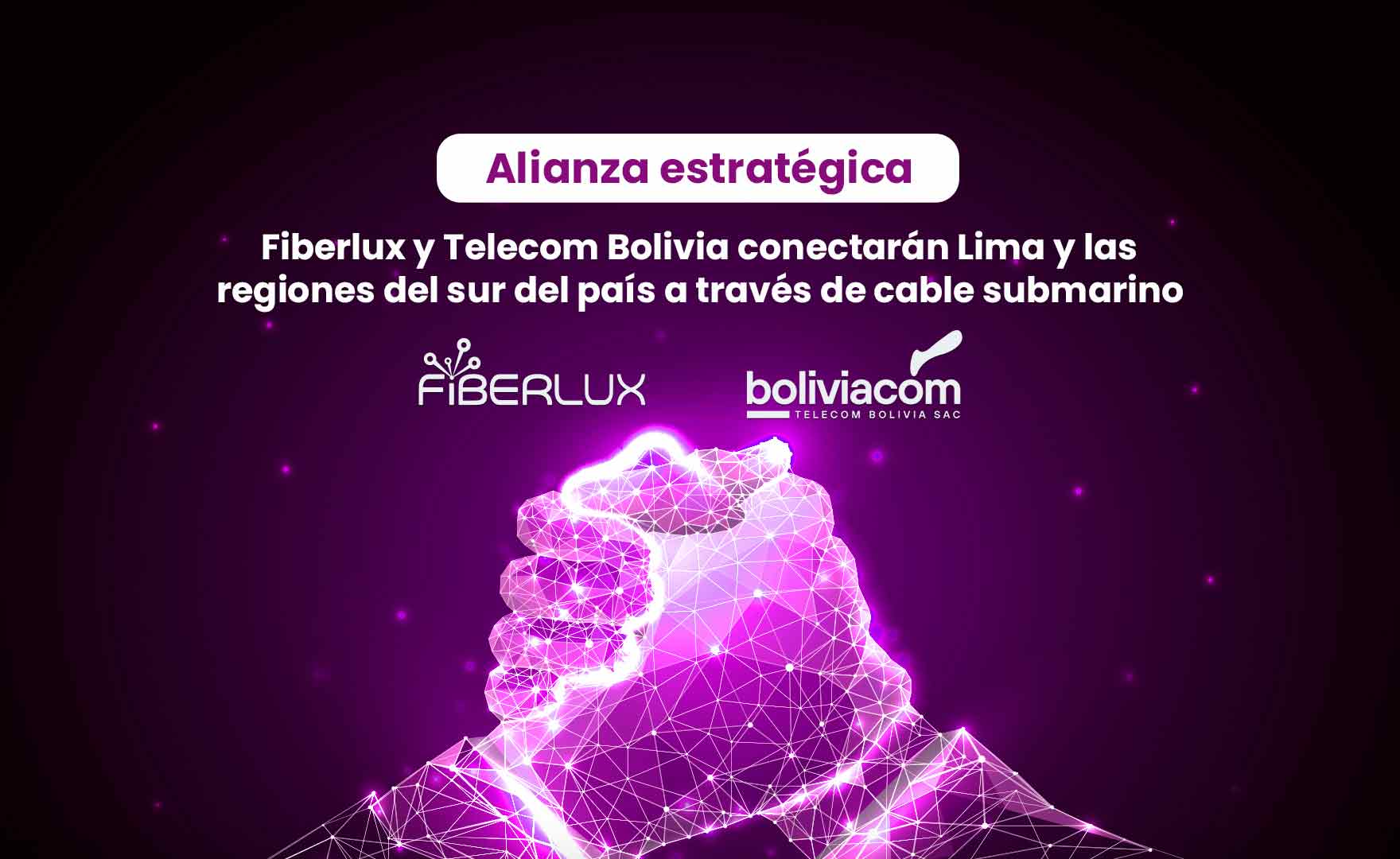 Fiberlux y Telecom Bolivia Internet Dedicado Para Empresas 100% Fibra Óptica
